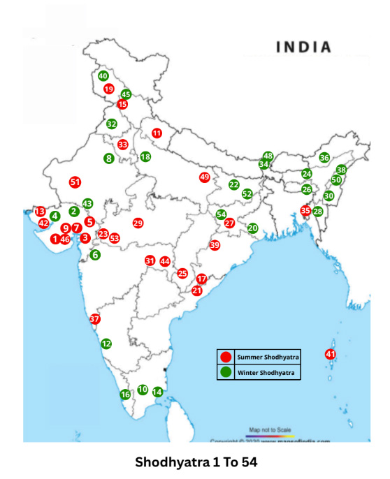 ShodhYatra location map